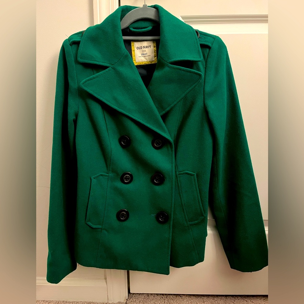 Women’s Green Coat Size Small